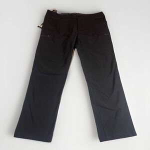 BC Clothing Expedition Pants Mens Size 40x32 Black Fleece Lined Soft shell NWT